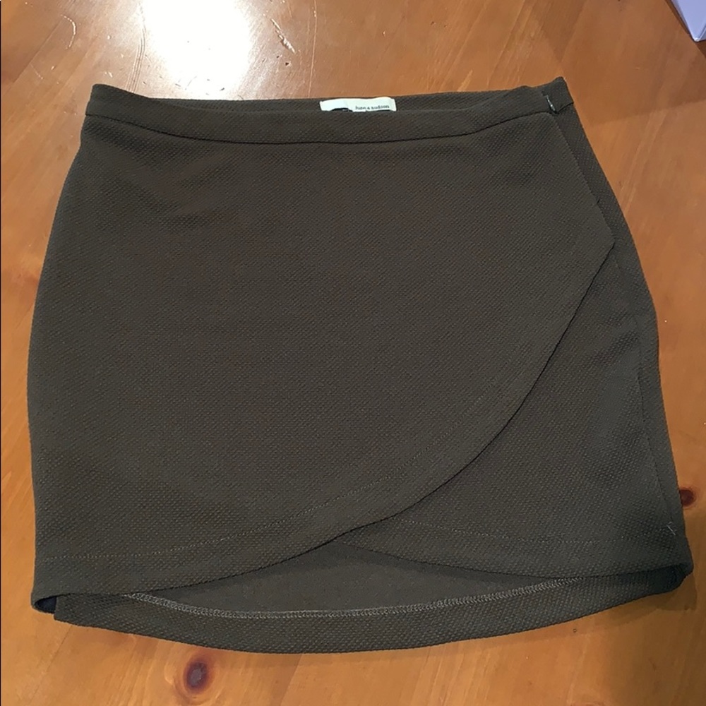 Dark green skirt